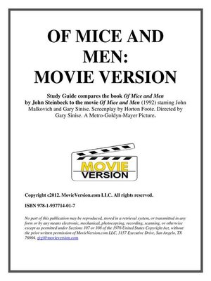 cover image of Of Mice and Men
